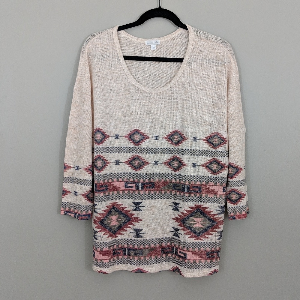 Charming Charlie aztek sweater